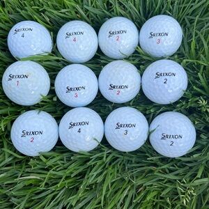 12 Srixon Z-Star, Z-Star XV, and Q-Star golf balls